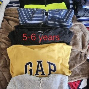 GAP Kids Mustard Yellow Logo Sweatshirt